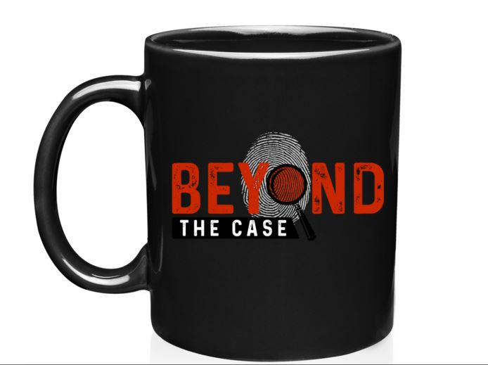 BEYOND THE CASE BLACK MUG